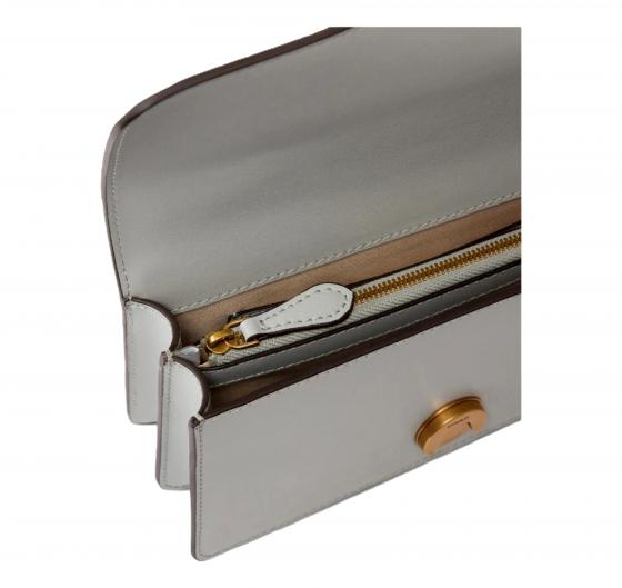 PINKO Borsa Donna a Tracolla Love One Mini In Pelle Colore Grigio Perla 105856 K32Q