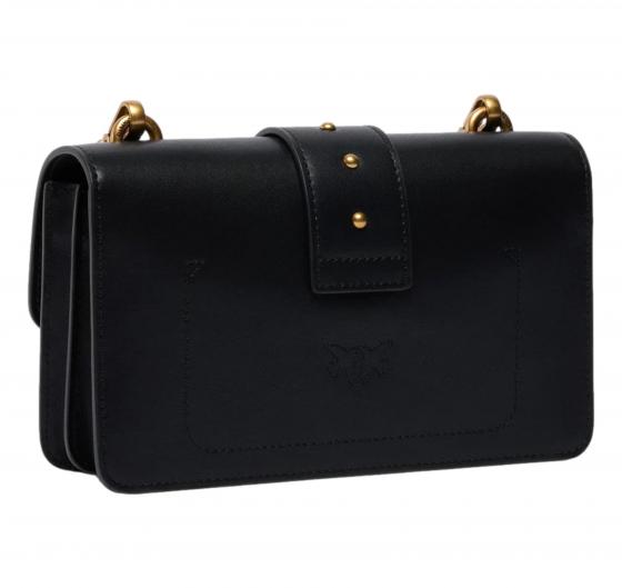 PINKO Borsa Donna a Tracolla Love One Mini In Pelle Colore Nero 105856 Z99Q