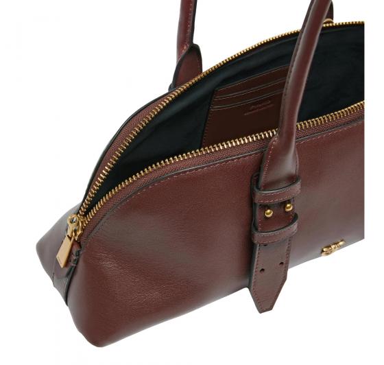 Pinko Borsa Bowling Donna Escape Bag Horizontal Big in Pelle 106169 Colore Burgundy R49Q