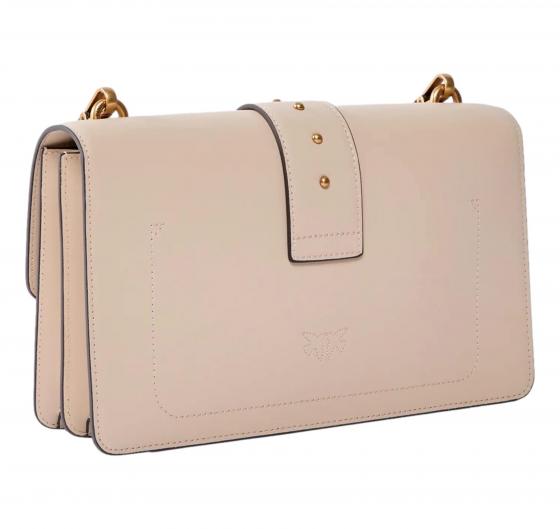 PINKO Borsa Donna Love One Classic St Cl Vitello Seta 105857 Colore Beige C50Q