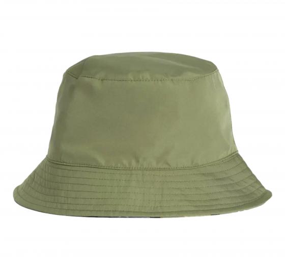 BARBOUR Cappello Uomo Bucket Reversibile Hutton Tartan MHA0839TN37 Colore Verde