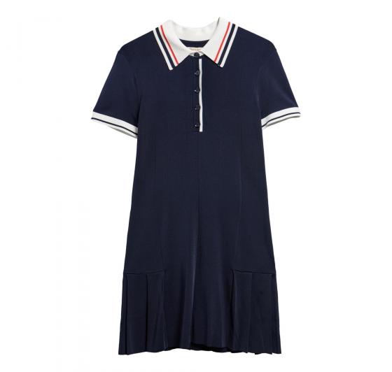 BARBOUR Mini Abito Donna Hollington In Maglia Blu LDR1003NY73