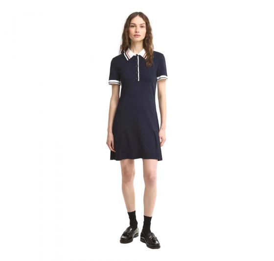 BARBOUR Mini Abito Donna Hollington In Maglia Blu LDR1003NY73