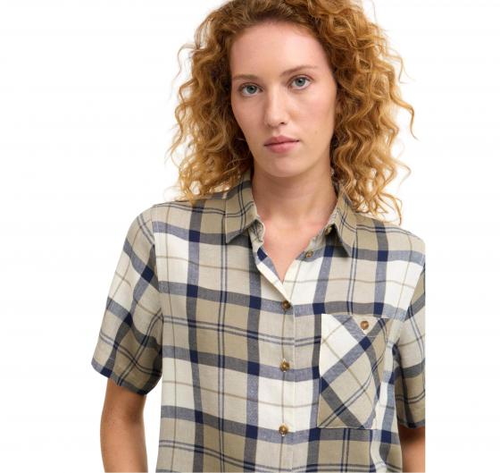 BARBOUR Camicia Donna Fern Tartan Maniche Corte LSH1744NY51 Colore Beige