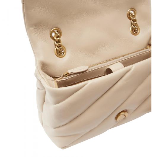 PINKO Borsa Donna Love Puff Classic Cl Sheep Nappa 100038 Colore Beige C50Q
