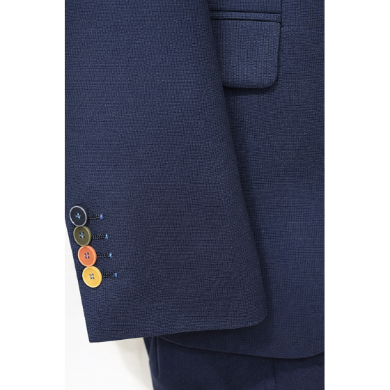 ALESSANDRO GILLES Abito Uomo Slim Fit ART. A22C 0150 Microfantasia Blu
