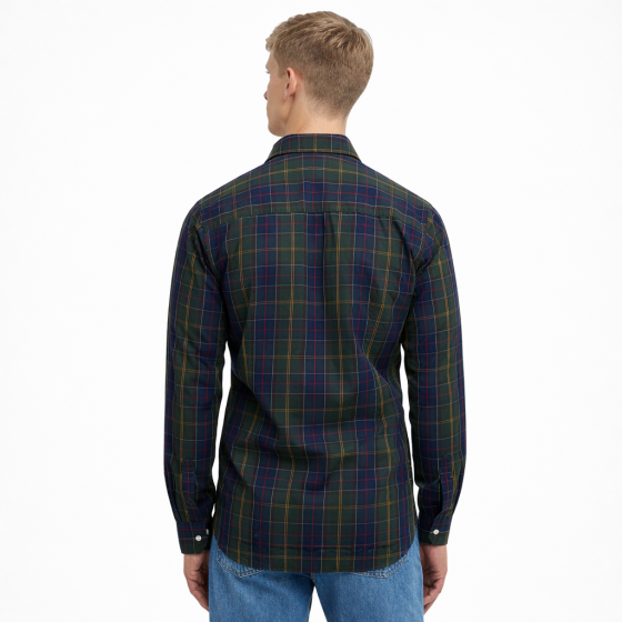 BARBOUR Camicia Uomo Kenton Classic Tartan MSH5689TN11 Slim Fit