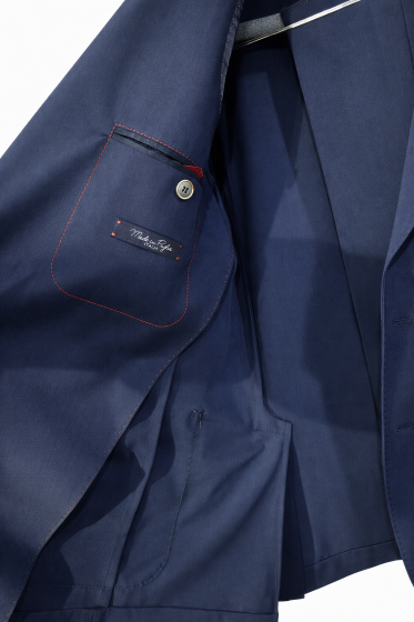 Simbols Abito Uomo Blu Made in Italy Sfoderato con Doppio Spacco A10691M 085
