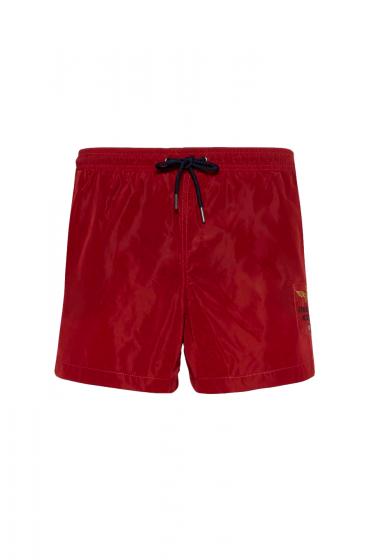 AERONAUTICA MILITARE BW176C Costume da Bagno Colore Rosso Con Tasche