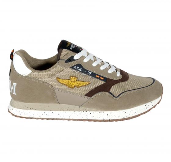 AERONAUTICA MILITARE Sneakers Uomo 261SC0288UCT03545 Colore Beige 57504
