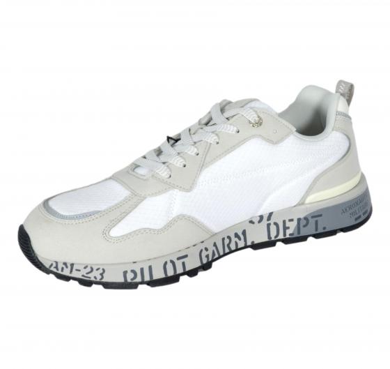 AERONAUTICA MILITARE Sneakers Uomo Pilot SC0276UCT04327 Colore Bianco Grigio 73062