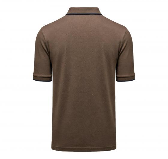 AERONAUTICA MILITARE Polo Uomo In Pique Di Cotone 261PO1308UP00082 Colore Marrone