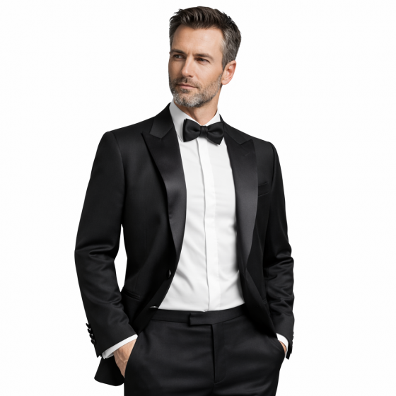 ROY ROBSON Giacca Smoking Uomo Colore Nero Slim Fit 5038