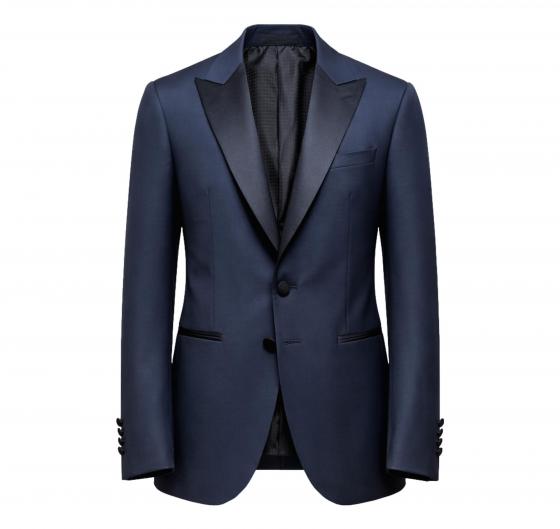 ROY ROBSON Giacca Smoking Uomo Colore Blu Slim Fit Stretch 5038