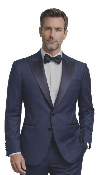 ROY ROBSON Giacca Smoking Uomo Colore Blu Slim Fit Stretch 5038