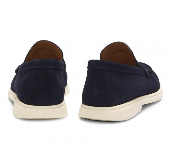 BOSS Mocassini Uomo In Pelle Scamosciata Sienne Loaf Sd N 50543083 Colore Blu Scuro