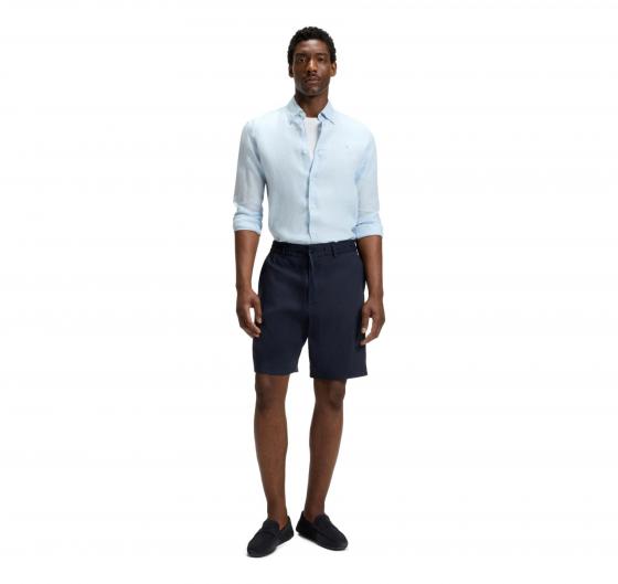BOSS Mocassini Penny In Pelle Scamosciata Noel Mocc Sdpeb 50541750 Colore Blu Scuro