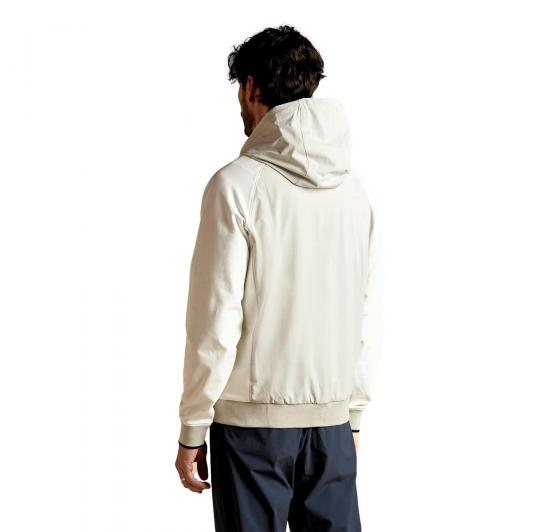 AERONAUTICA MILITARE Giacca Uomo Ibrida Con Cappuccio Removibile AF0519UCT04291 Colore Bianco