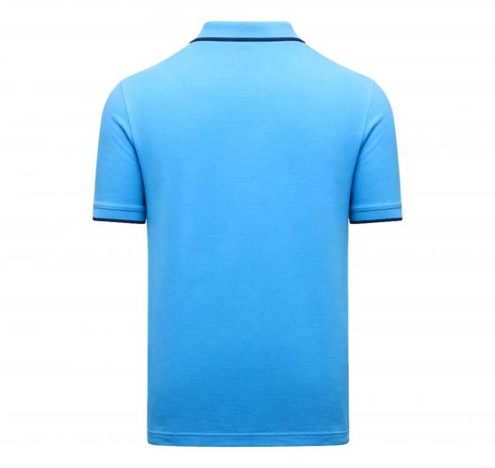 AERONAUTICA MILITARE Polo Uomo In Pique Di Cotone 261PO1308UP00082 Colore Azzurro
