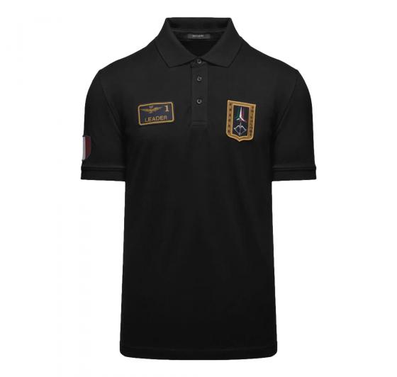AERONAUTICA MILITARE Polo Uomo Frecce Tricolori Con Patch PO1927UP00191 Colore Nero