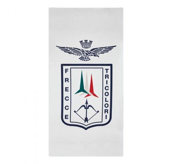 AERONAUTICA MILITARE Telo Mare Uomo Frecce Tricolori RO0008UF00684 Colore Bianco