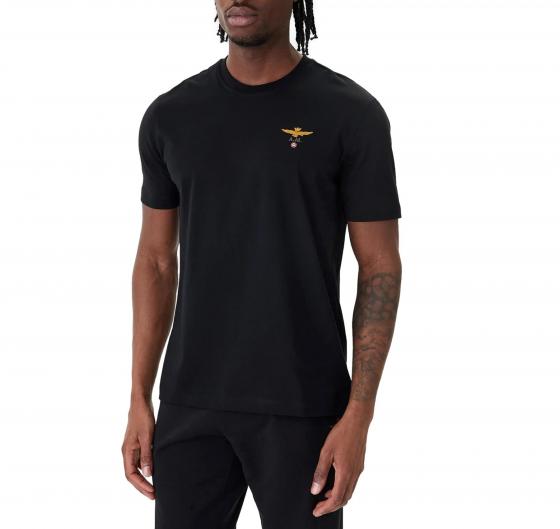 AERONAUTICA MILITARE T Shirt Uomo Girocollo Basica Manica Corta 261TS1580UJ00372 Colore Nero