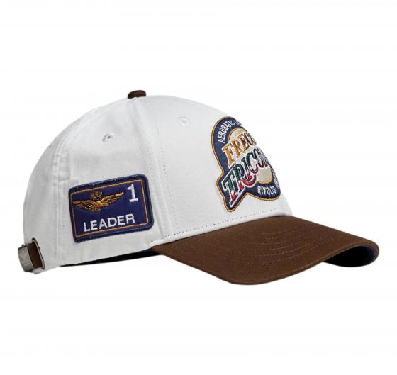 AERONAUTICA MILITARE Cappellino Uomo Color Block Con Ricami 261HA1248UCT03299 Colore Bianco