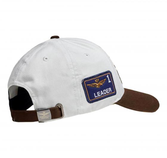 AERONAUTICA MILITARE Cappellino Uomo Color Block Con Ricami 261HA1248UCT03299 Colore Bianco