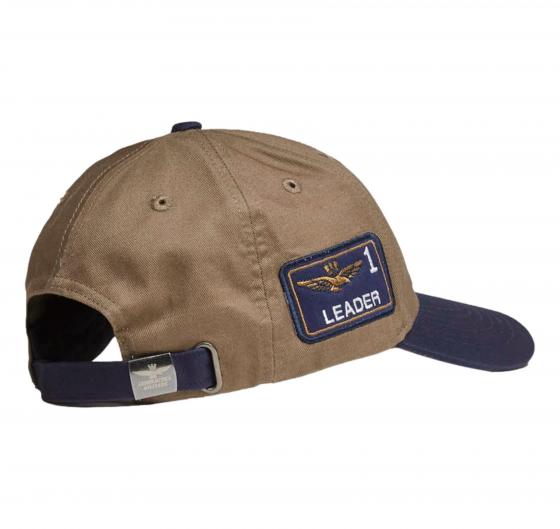 AERONAUTICA MILITARE Cappellino Uomo Color Block Con Ricami 261HA1248UCT03299 Colore Verde Scuro