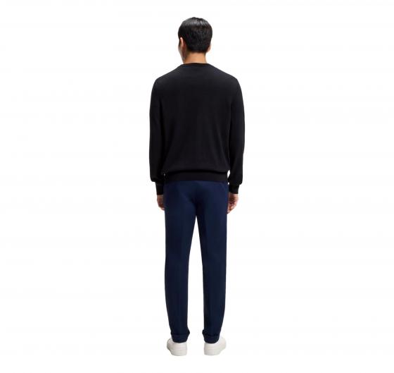 BOSS Maglione Uomo Cotone Girocollo Regular Fit Blu Scuro Upacas-L 50556344