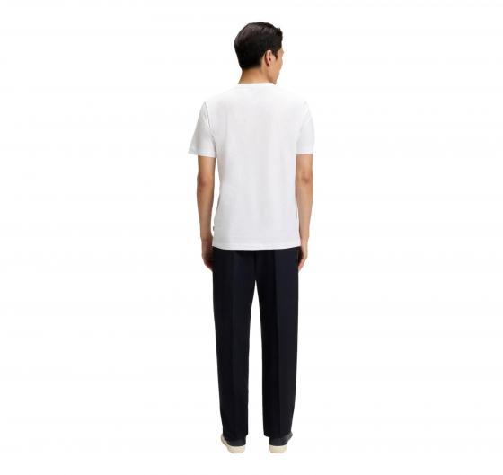 BOSS T Shirt Uomo In Jersey Di Cotone Con Logo Thompson 01 50468347 Colore Bianco