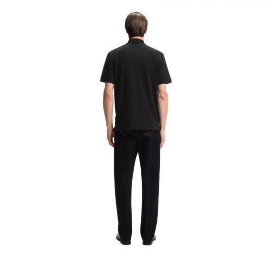BOSS Polo Uomo Pallas 50553564 Nero Cotone Pique Regular Fit