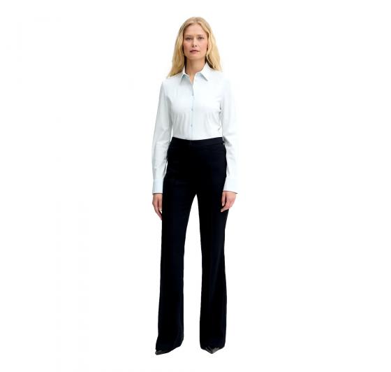 BOSS Camicia Donna Extra Slim In Jersey Di Cotone Bronta Tuesday 50543691 Colore Celeste