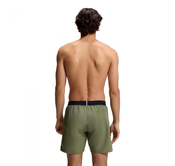 BOSS Boxer Uomo Da Mare Ad Asciugatura Rapida Con Logo Stampato Starfish 50514429 Colore Verde
