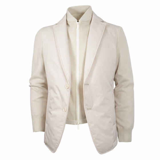 BOSS Giacca Uomo P-HANRY-HYBRID-243F 50521614 Avorio Performance Imbottita