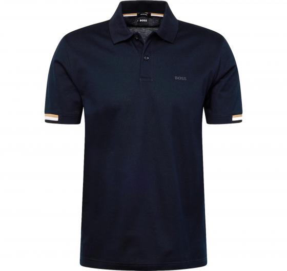 BOSS Polo Uomo In Cotone Pique Regular Fit Parlay 147 50467113 Colore Blu Scuro