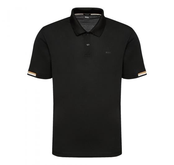 BOSS Polo Uomo In Cotone Pique Regular Fit Parlay 147 50467113 Colore Nero