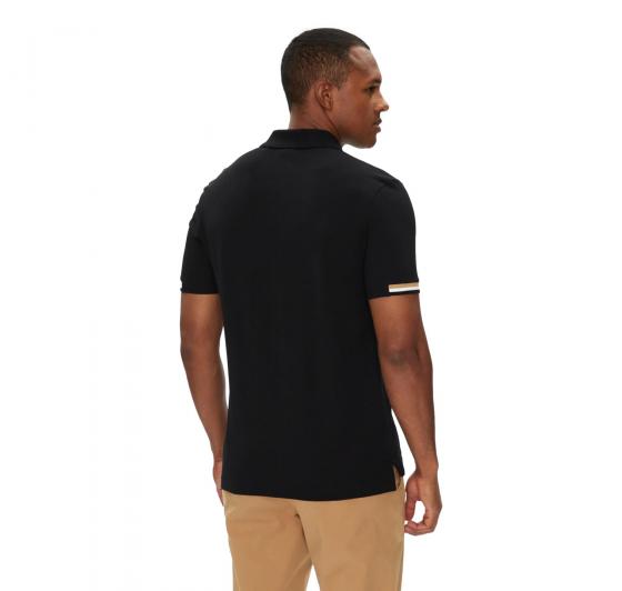 BOSS Polo Uomo In Cotone Pique Regular Fit Parlay 147 50467113 Colore Nero
