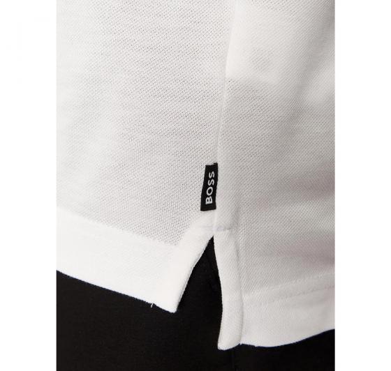 BOSS Polo Uomo In Cotone Pique Regular Fit Parlay 147 50467113 Colore Bianco