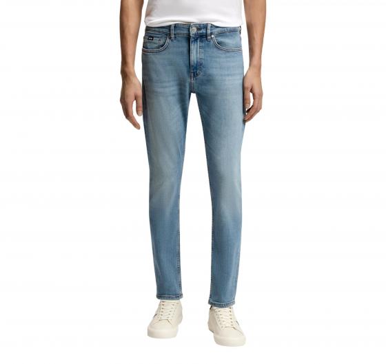 BOSS Jeans Uomo Delaware Slim Fit Blu Denim Stretch H-Delaware 50524017