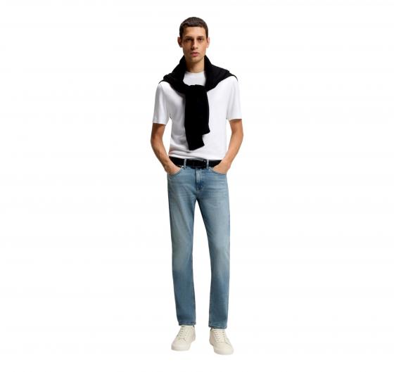 BOSS Jeans Uomo Delaware Slim Fit Blu Denim Stretch H-Delaware 50524017