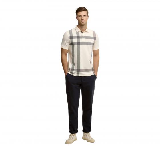 BARBOUR Polo Uomo Blaine Oversized Tartan MML1117WH32 Beige Chiaro