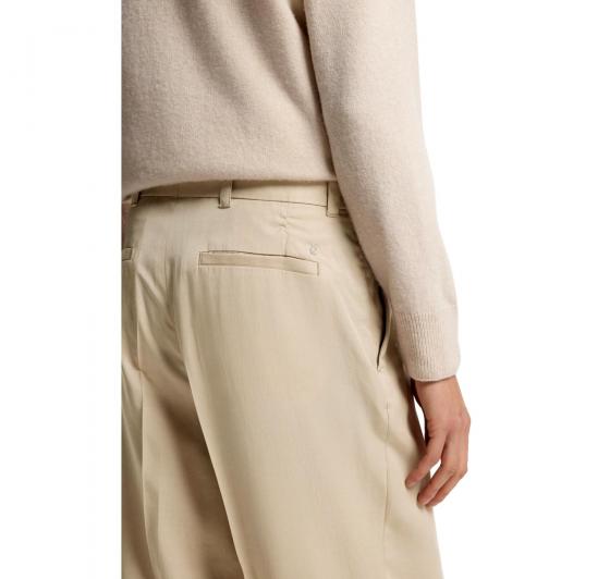 BOSS Pantalone Uomo Con Vestibilita Oversize In Twill Drappeggiato C Pat BB DPL 50561961 Colore Beige