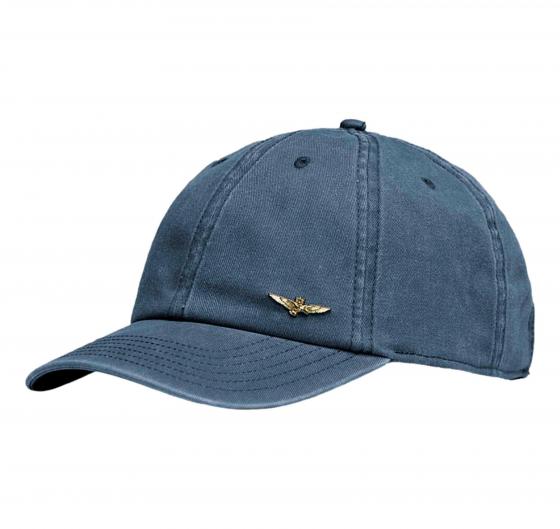 AERONAUTICA MILITARE Cappellino Uomo Con Aquila Turrita Metallica 261HA1244UCT02476 Colore Blu