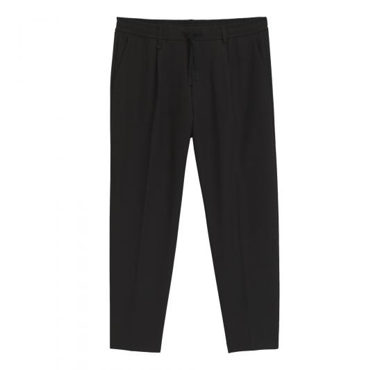 BOSS Pantalone Uomo Con Fit Affusolato In Tessuto Elasticizzato Idrorepellente T Convert Pleat 50539085 Colore Nero
