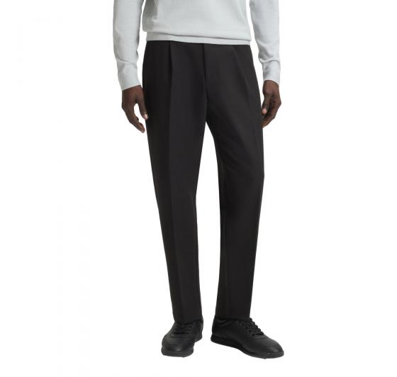 BOSS Pantalone Uomo Con Fit Affusolato In Tessuto Elasticizzato Idrorepellente T Convert Pleat 50539085 Colore Nero