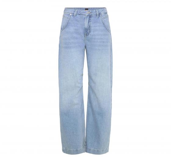 BOSS Jeans Donna Gamba Larga In Cotone C Slouchy Baloon 50558676 Colore Celeste