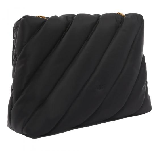 PINKO Borsa Donna Love Puff Extra In Nylon Trapuntato 103347 Colore Nero Z99Q