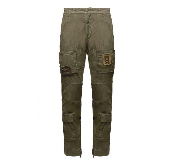 AERONAUTICA MILITARE Pantalone Uomo Anti G In Cotone PA1387UCT01493 Colore Verde Militare