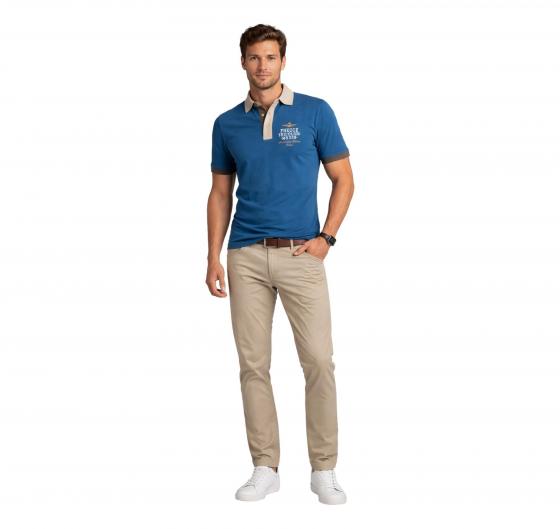 AERONAUTICA MILITARE Polo Uomo Con Ricami Frecce Tricolori 261PO1908UP00191 Colore Blu